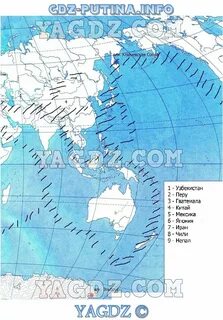 Контурная карта литосфера 6 класс