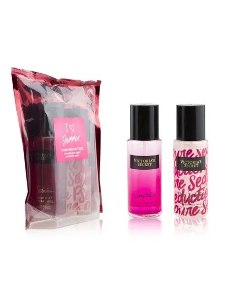 Парфюмированный спрей для тела victoria's secret pure seduction shimmer. Набор мистов. Набор мистов. Набор мистов. Мист для тела victoria's secret temptation shimmer.