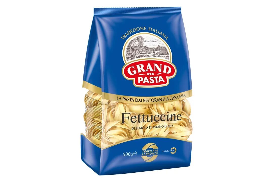 Grand di pasta Fettuccine 500 г. Макаронные изделия Grand di pasta Fettuccine 250г. Макароны Гранд ди паста феттучине "Макфа" 500 гр*9 (Россия). Макароны Grand di pasta спагетти (Россия) 450г.