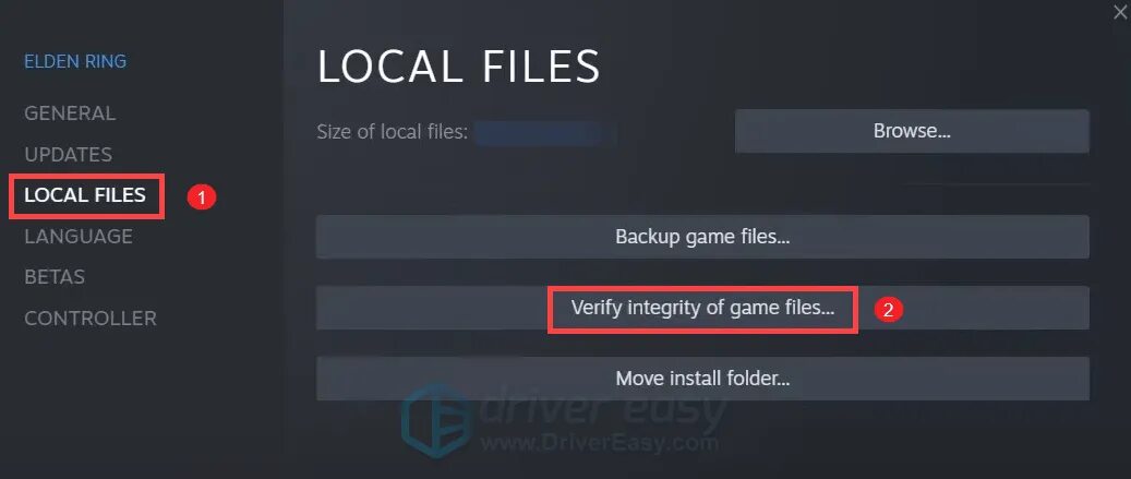 Verify your game files