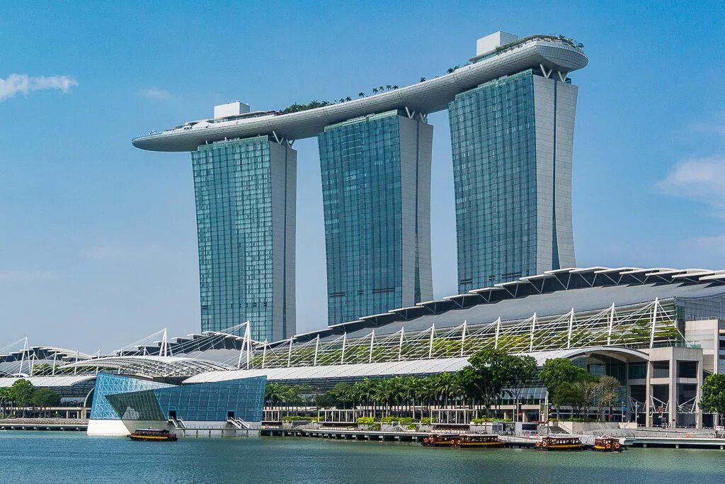 Marina bay singapore. Отель Marina Bay Sands.