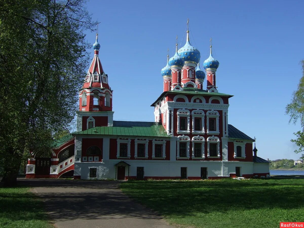 Угличский Кремль Углич. Церковь Дмитрия в Угличе. Церковь царевича Дмитрия.