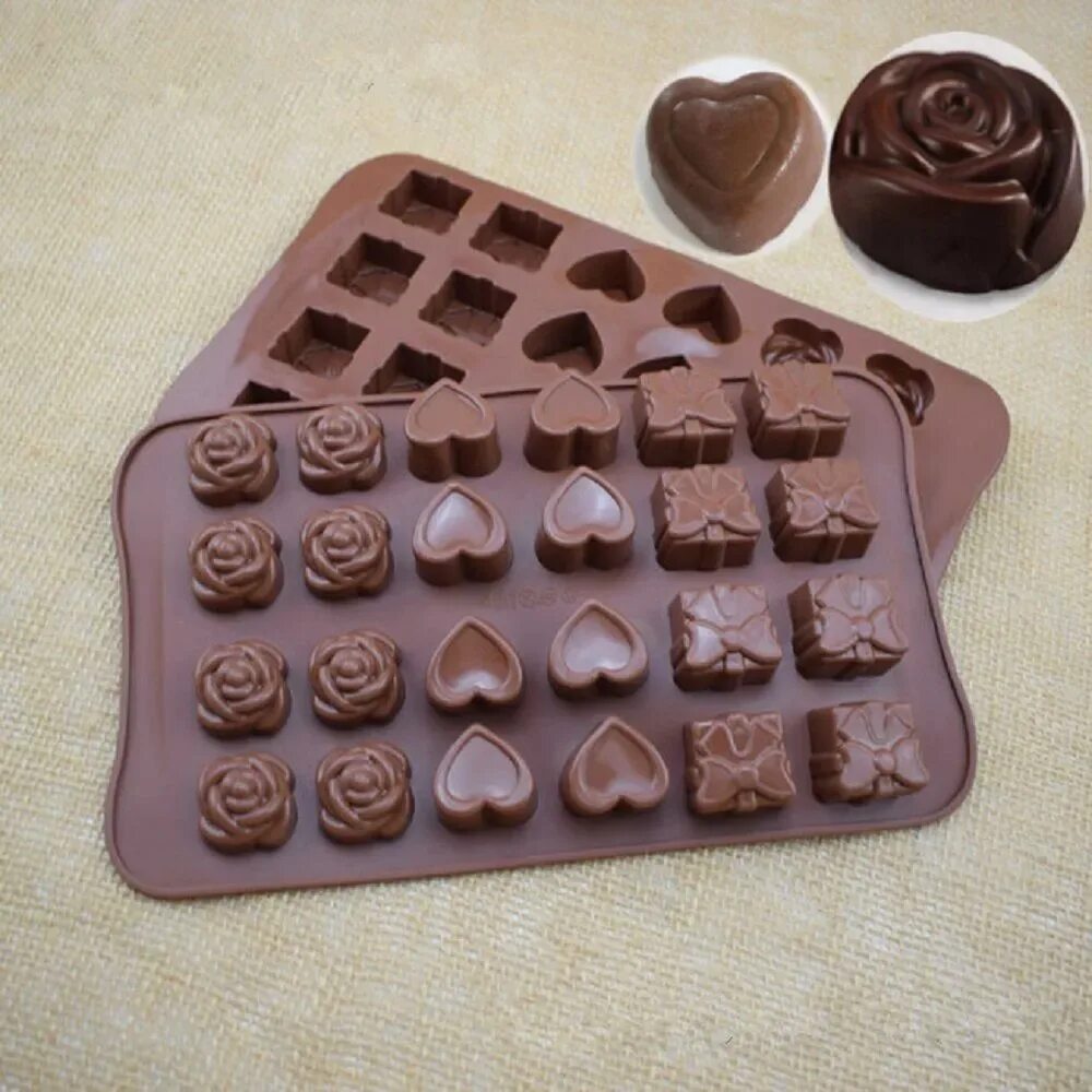 формочки для шоколадных фигурок. силиконовый молд "плитка 15х15". силиконовые формы. силиконовая форма e268558. как сделать шоколад для молда.