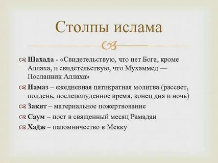 Что такое шахада
