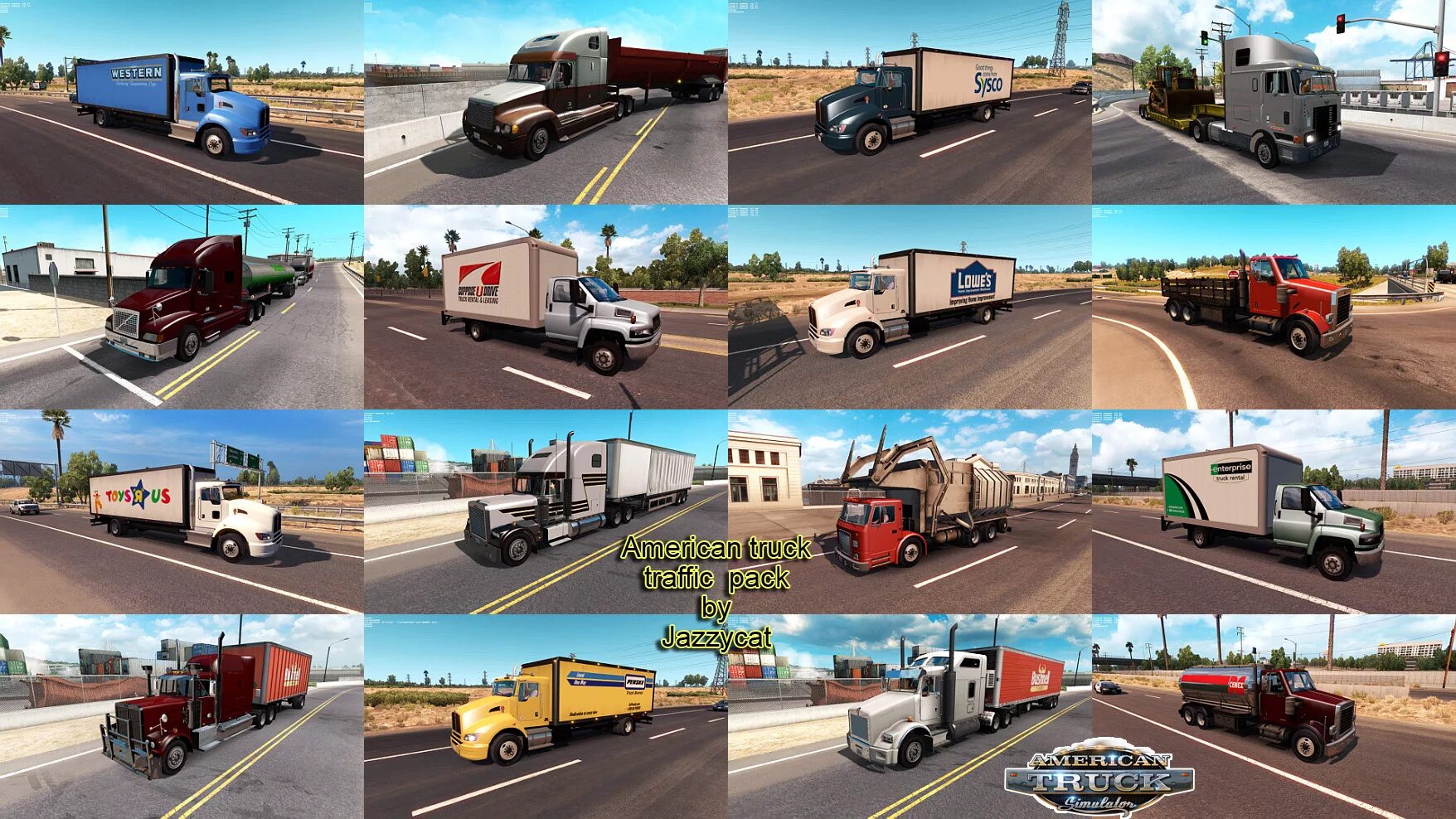 Truck игра много денег grand. Гранд трак симулятор 3. American Truck Pack. Прицепы мод для Американ трак симулятор. Американ трак симулятор Truck Rescue Trailer Pack.