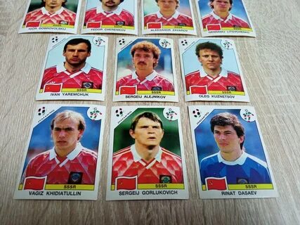 10 стикеров сборной СССР по коллекции Panini чм1990 - Аукцион LastSticker.Ru