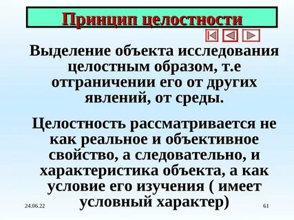 Целостный принцип