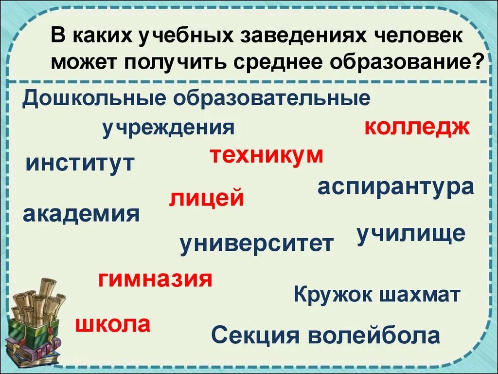 В каких учебных заведениях человек получает образование. В каких учебных заведениях человек может получить образование. В каких учебных заведениях человек может получить образование кратко. Как можно получить образование Обществознание.