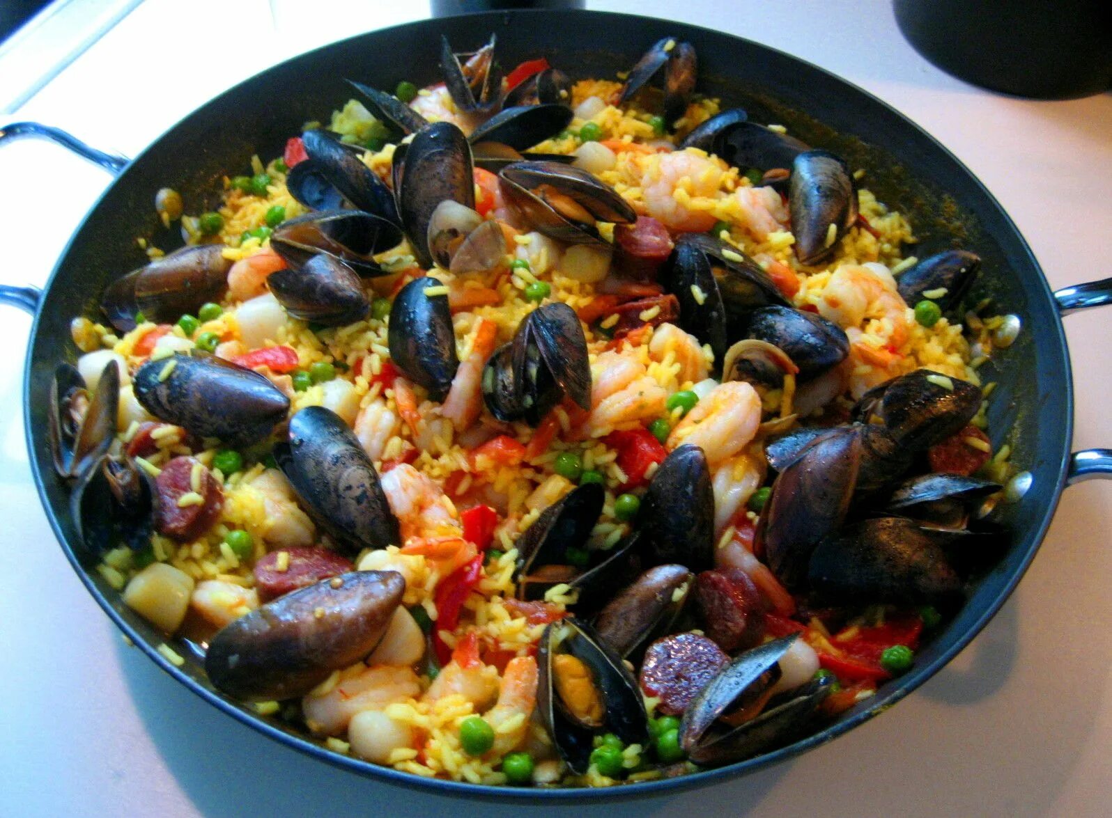 Валенсийская паэлья. Испанская паэлья с курицей. Паэлья микста. 1. Сакарат паэлья.
