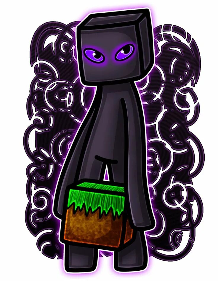 ЭНДЕРМЕН майнкрафт. Майнкрафт Enderman Art. ЭНДЕР Джейн. Эмоуткрафт