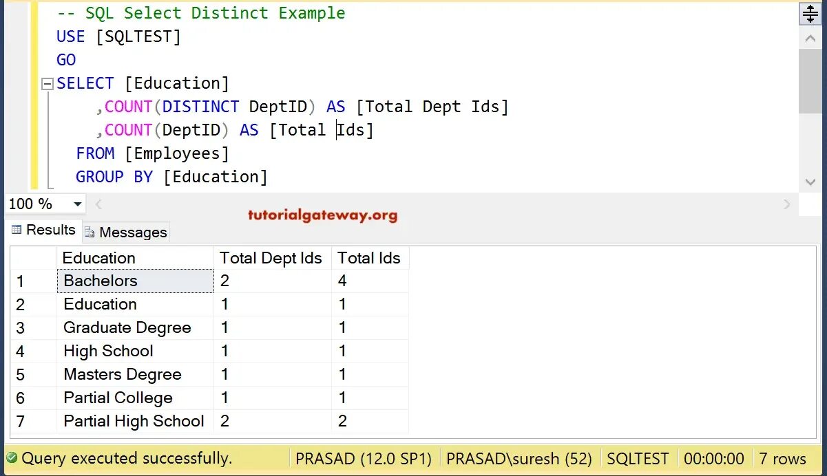 Python SQL Select Statement