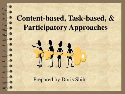Task based approach