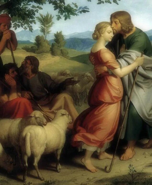 Иаков и рахиль. Иаков у лавана. иаков и рахиль библия. рахиль дочь лавана.