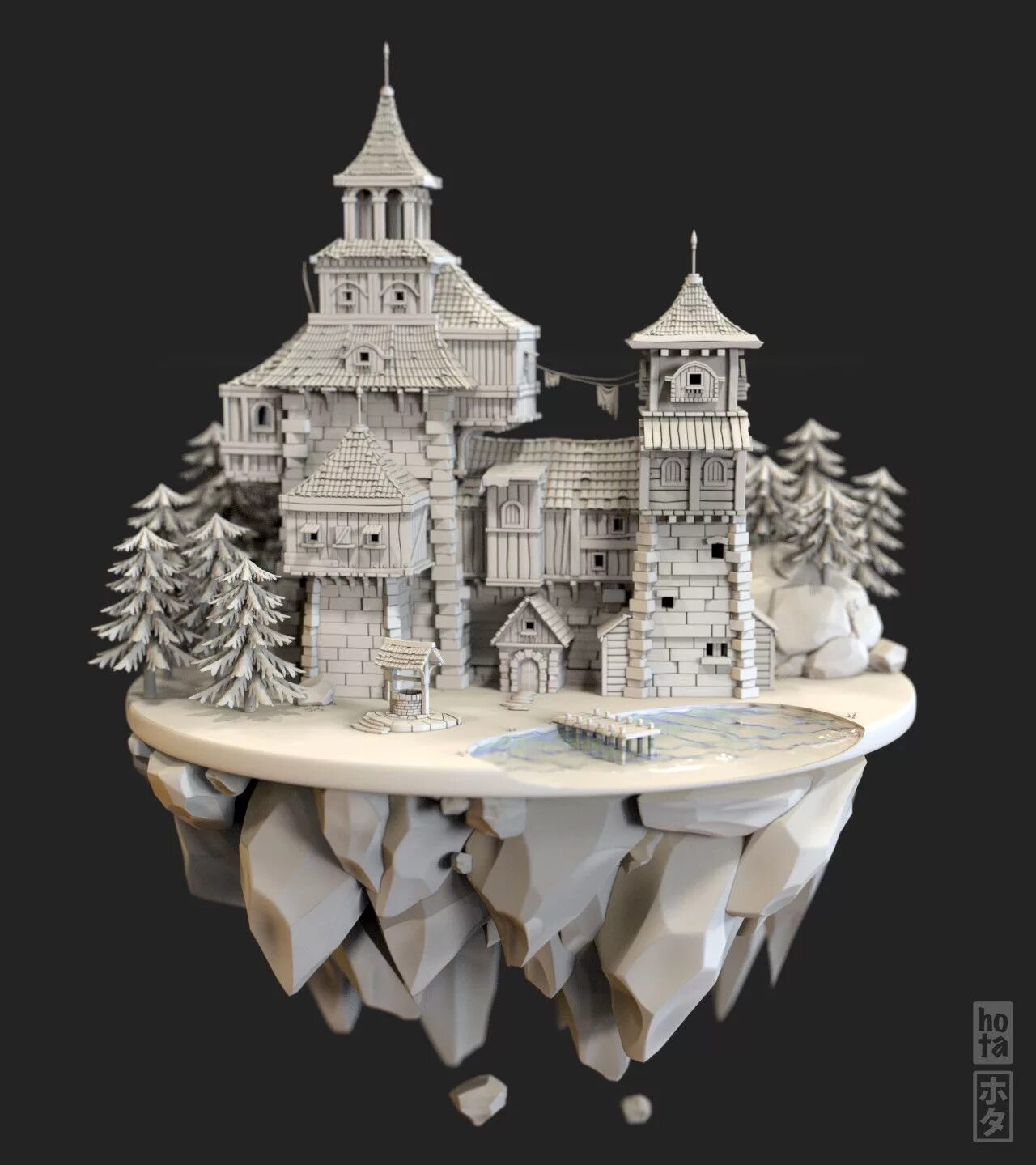 Замок 3 д. Замок Low Poly Хогвартс. Замок Low Poly 3d. Модель замка. Замок 3д модель.