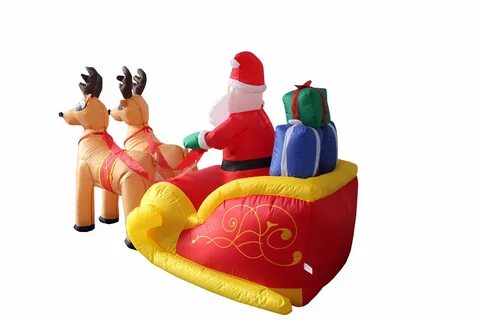 Reindeer Christmas Inflatable 6 ft,ft Reindeer Christmas Inflatable 6, Incl...
