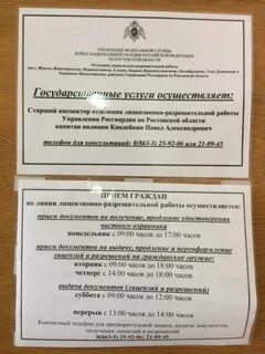 Телефоны разрешительной системы