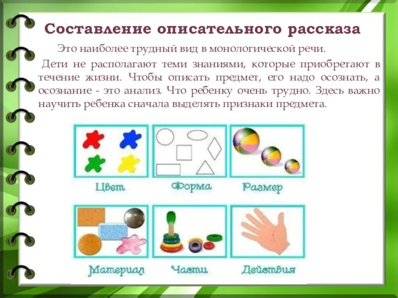 Описательные рассказы для детей. Составление описательного рассказа. Мнемотаблица для старших дошкольников. Обучение составлению мнемотаблицы для дошкольников