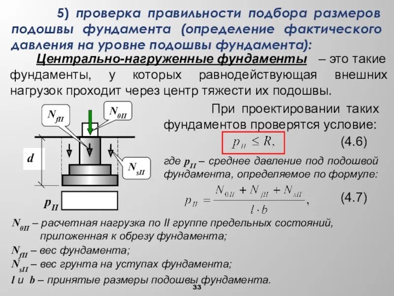 Что требуется произвести в случае выявления заложения