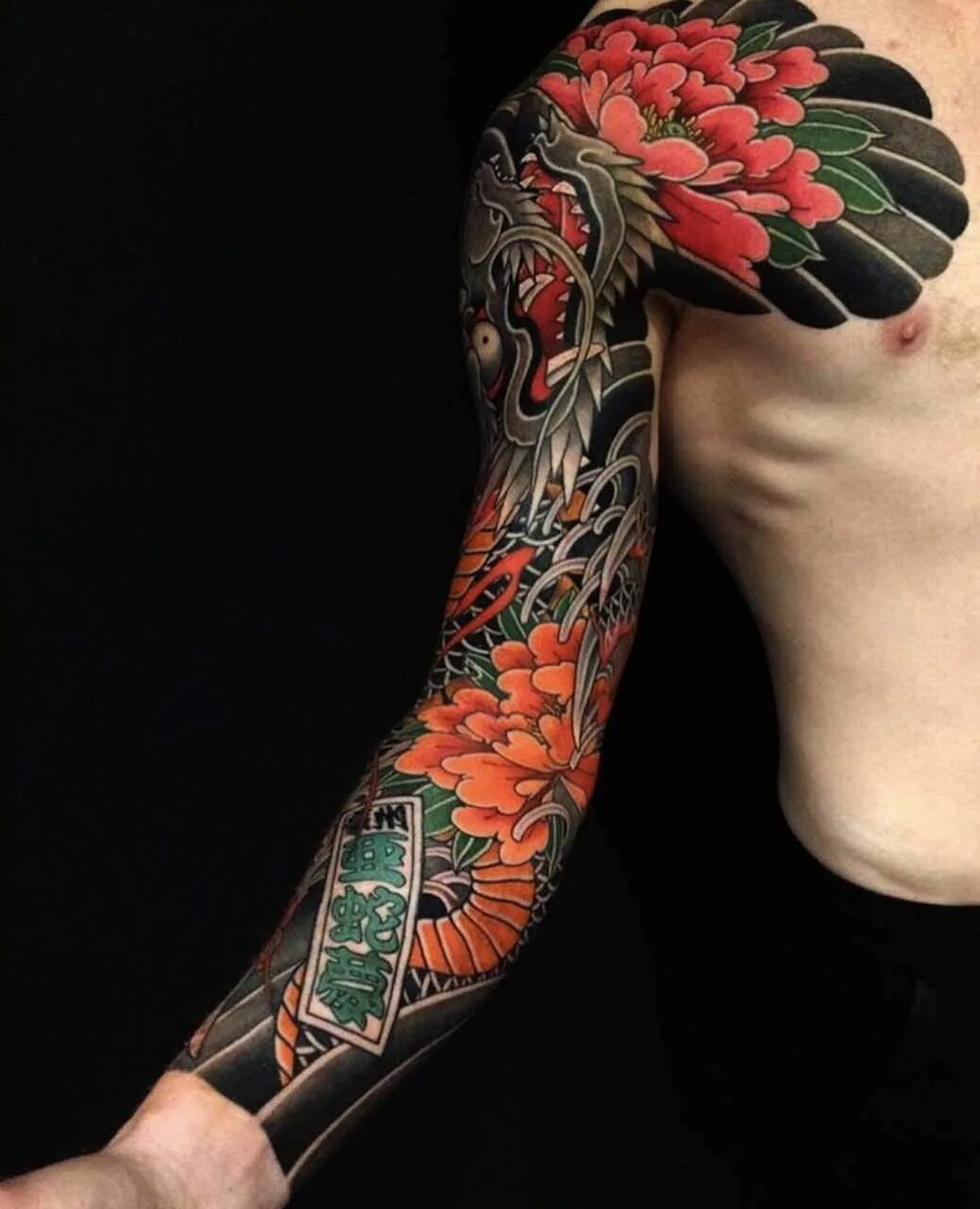 ирезуми ханья. японский рукав тату. тату япония рукав. рукав тату. тату рукав в японском стиле для мужчин.