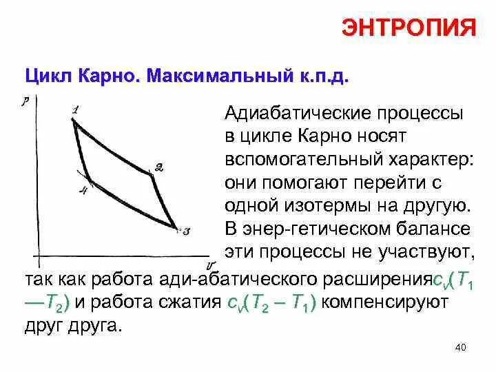 Адиабатный процесс цикл карно. Адиабатный процесс цикл карно. Цикл карно адиабатное расширение. Адиабатный процесс цикл карно. График цикла карно состоит из.