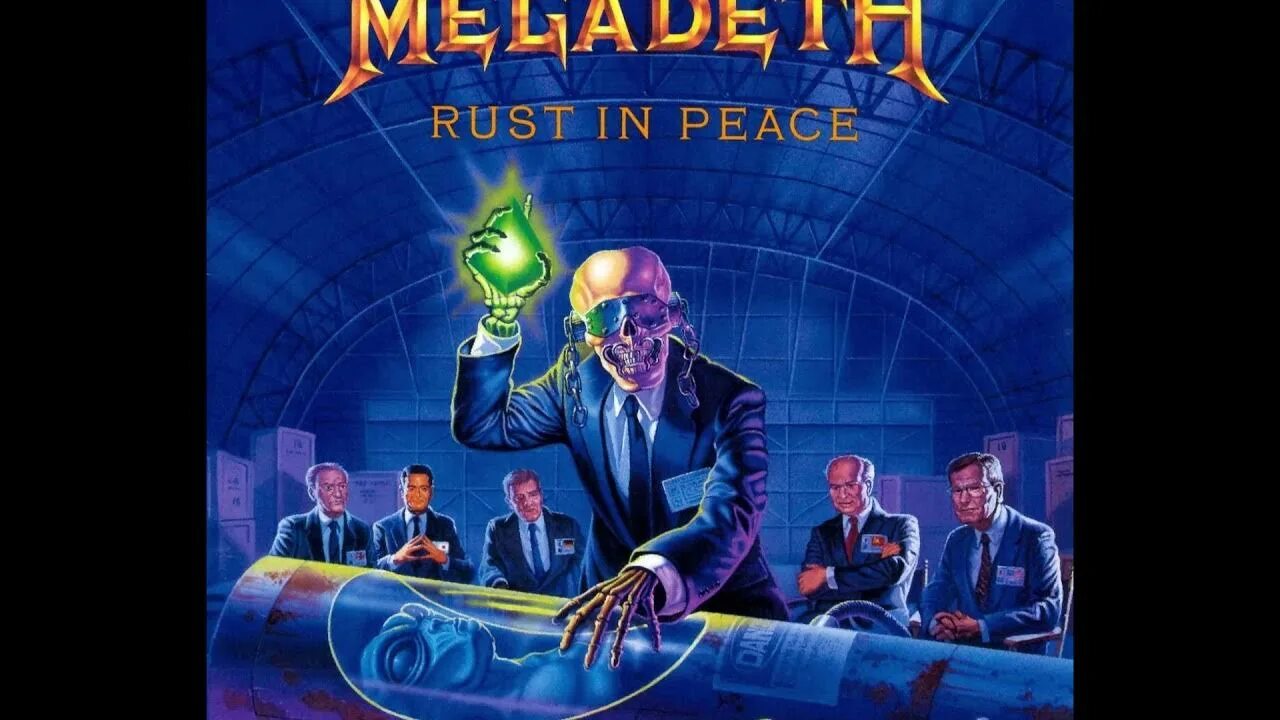 Megadeth tornado of souls. Megadeth 1990. Megadeth Rust in Peace обложка. Hangar 18 Megadeth обложка. Megadeth 1990 Rust in Peace.