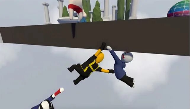 Human fall flat последняя версия на андроид. Трюки Human Fall. Скины для Human Fall Flat на андроид. ХЬЮМАН фол флэт канат. Human Fall Flat человек паук прыгает.