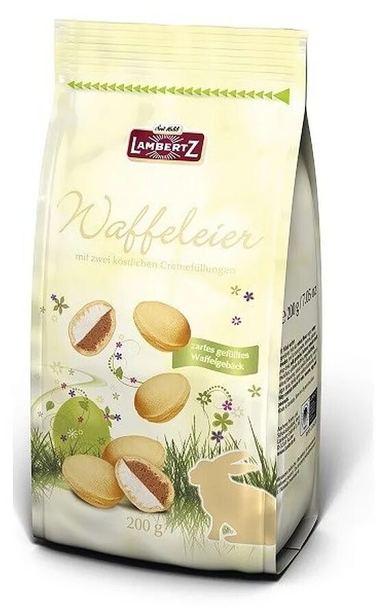 Вафельное яйцо. Lambertz 200g. Печенье Lambertz. Lambertz пряники на вафле с семенами масличных культур.