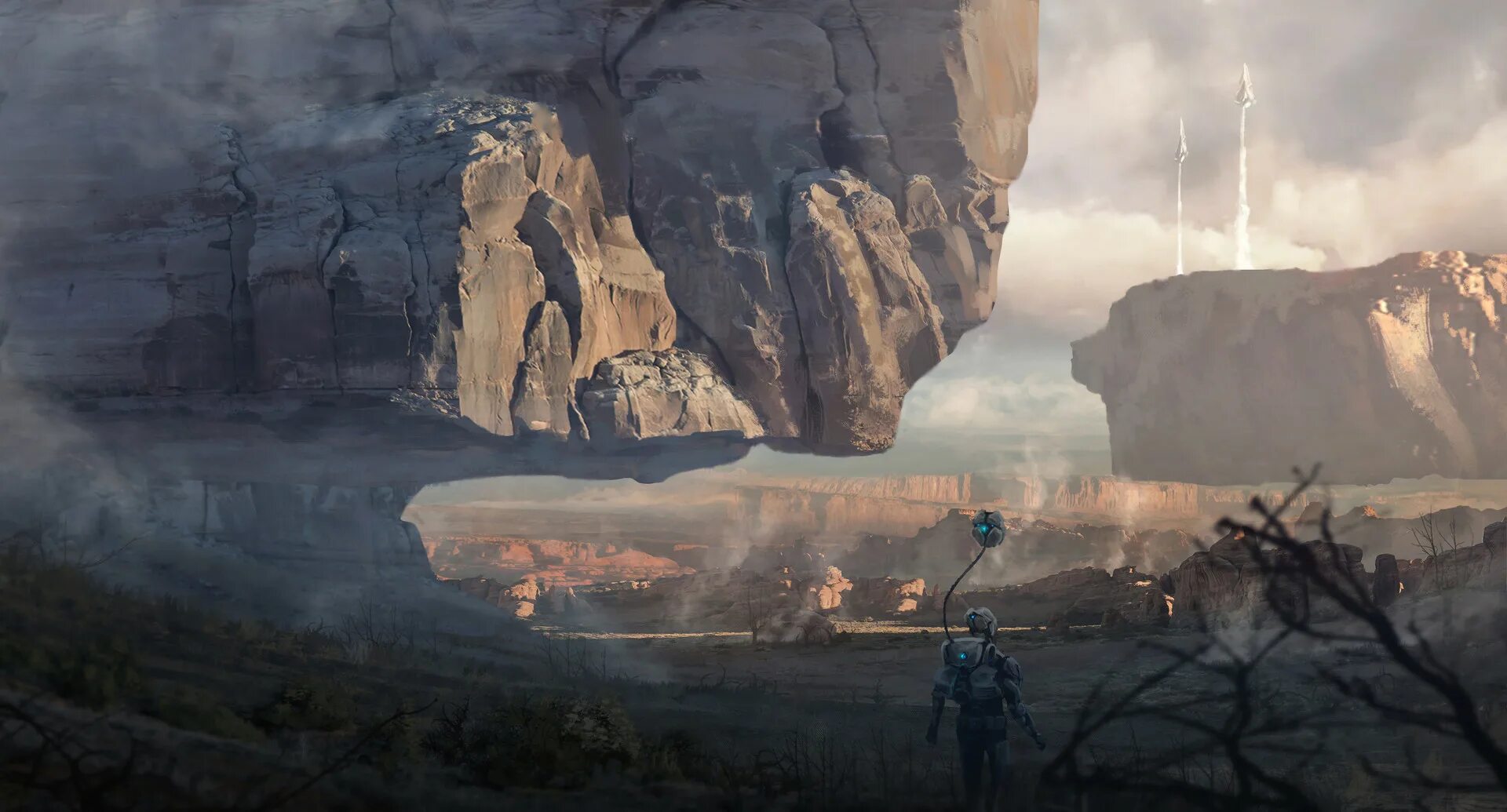 Planet zero. Matte painting техника. planet zero art.