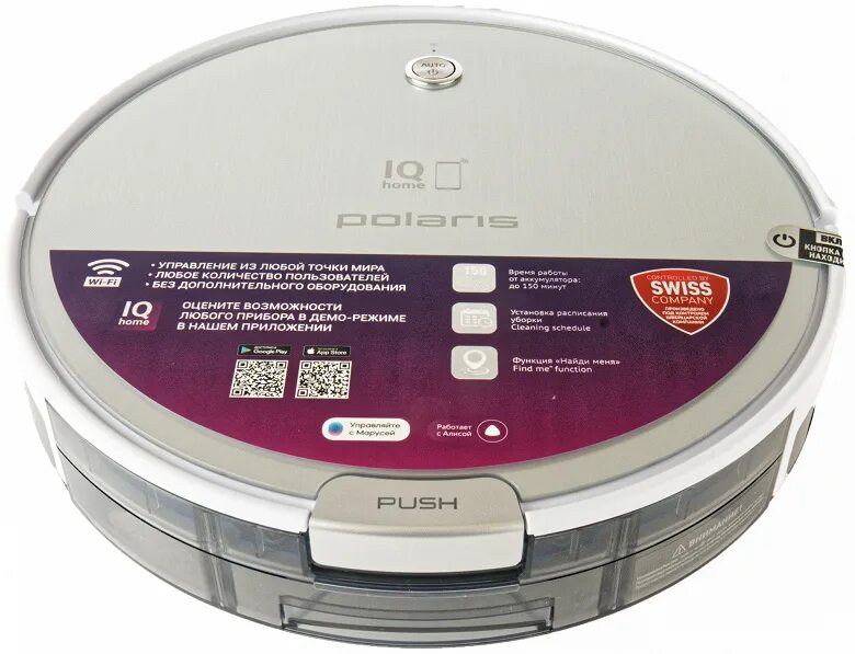 Пылесос Polaris PVCR 0833 Wi-Fi IQ Home. Поларис 0833 робот пылесос. Робот-пылесос Поларис Swiss. Робот-пылесос Polaris PVCR 0833, белый.