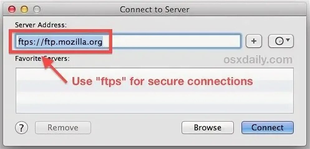 Sftp mac