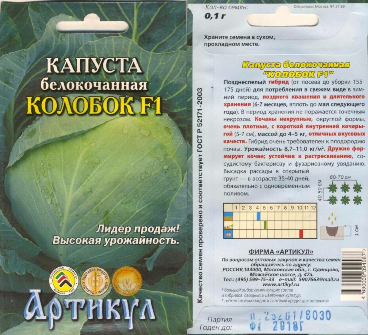 Капуста колобок описание сорта фото