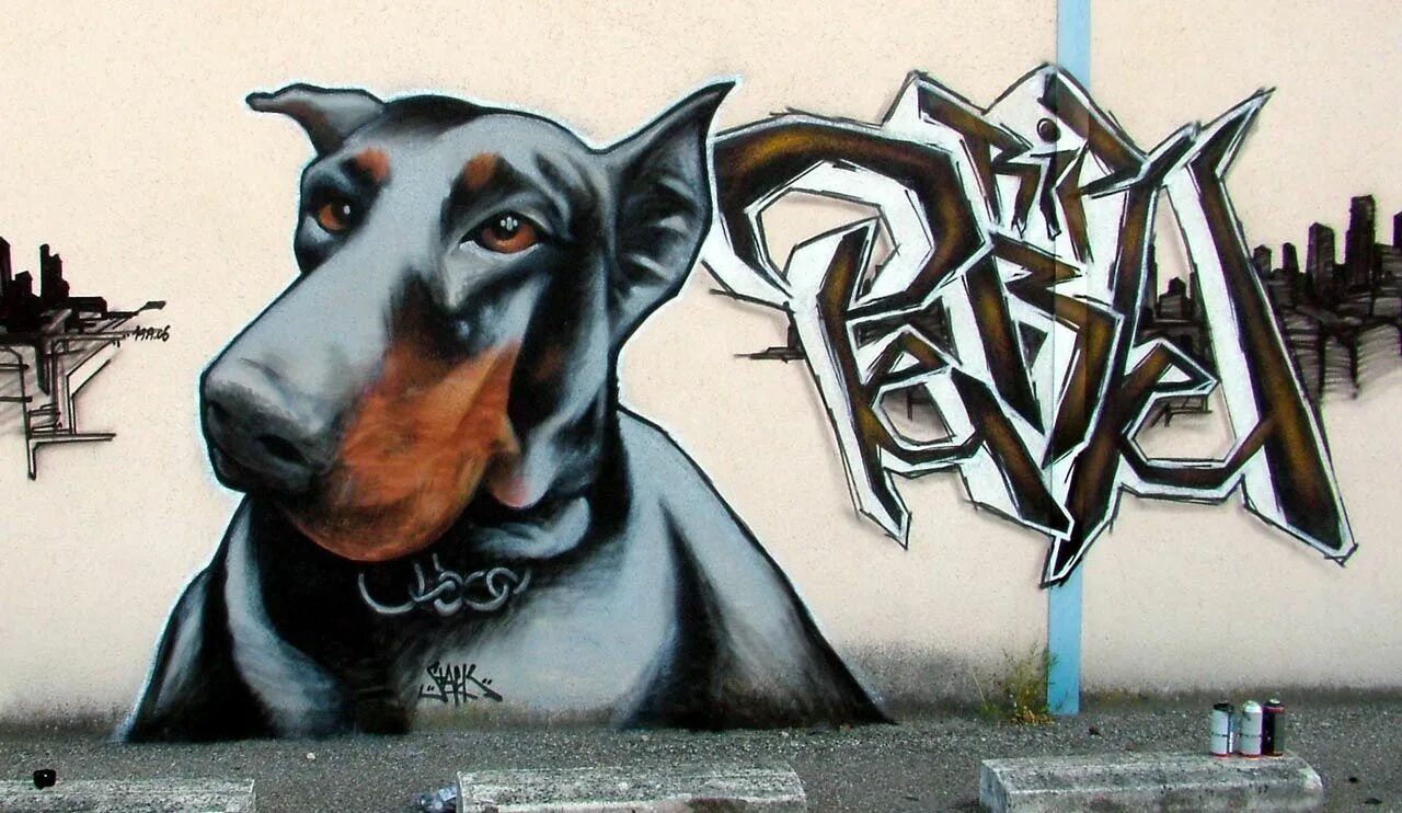 Граффити собака. Граффити звери. Граффити песик. Рисунки граффити животные.