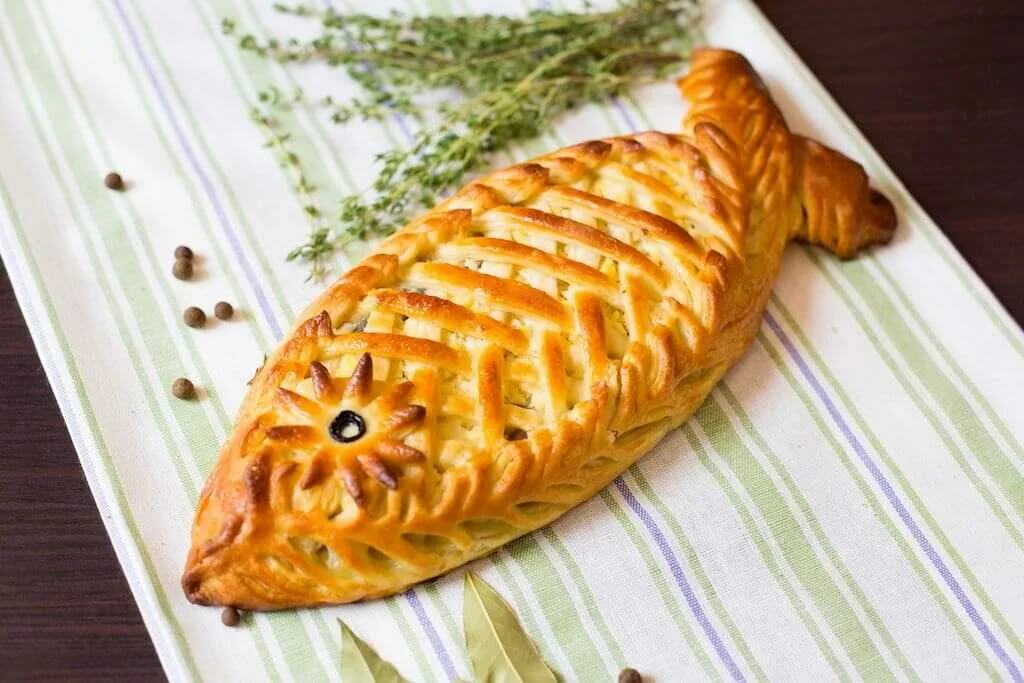Теста рыбного пирога