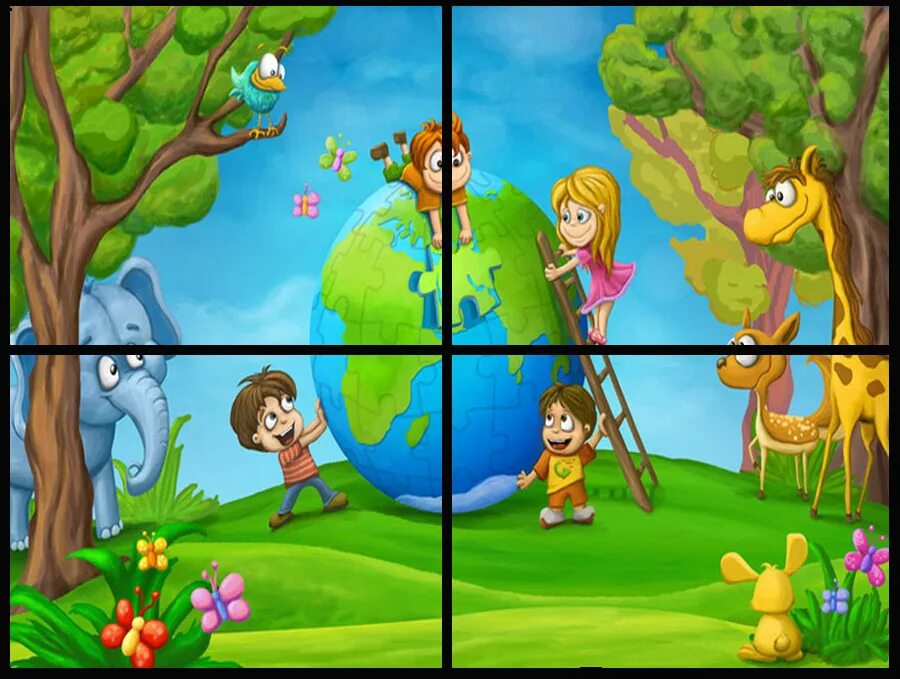 Игры собрать изображение