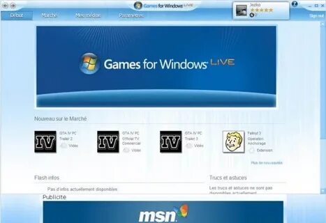 Windows game center