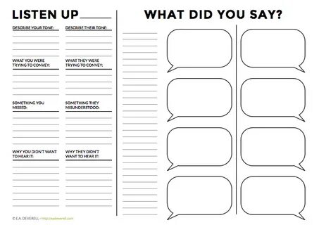 Dialogue writing