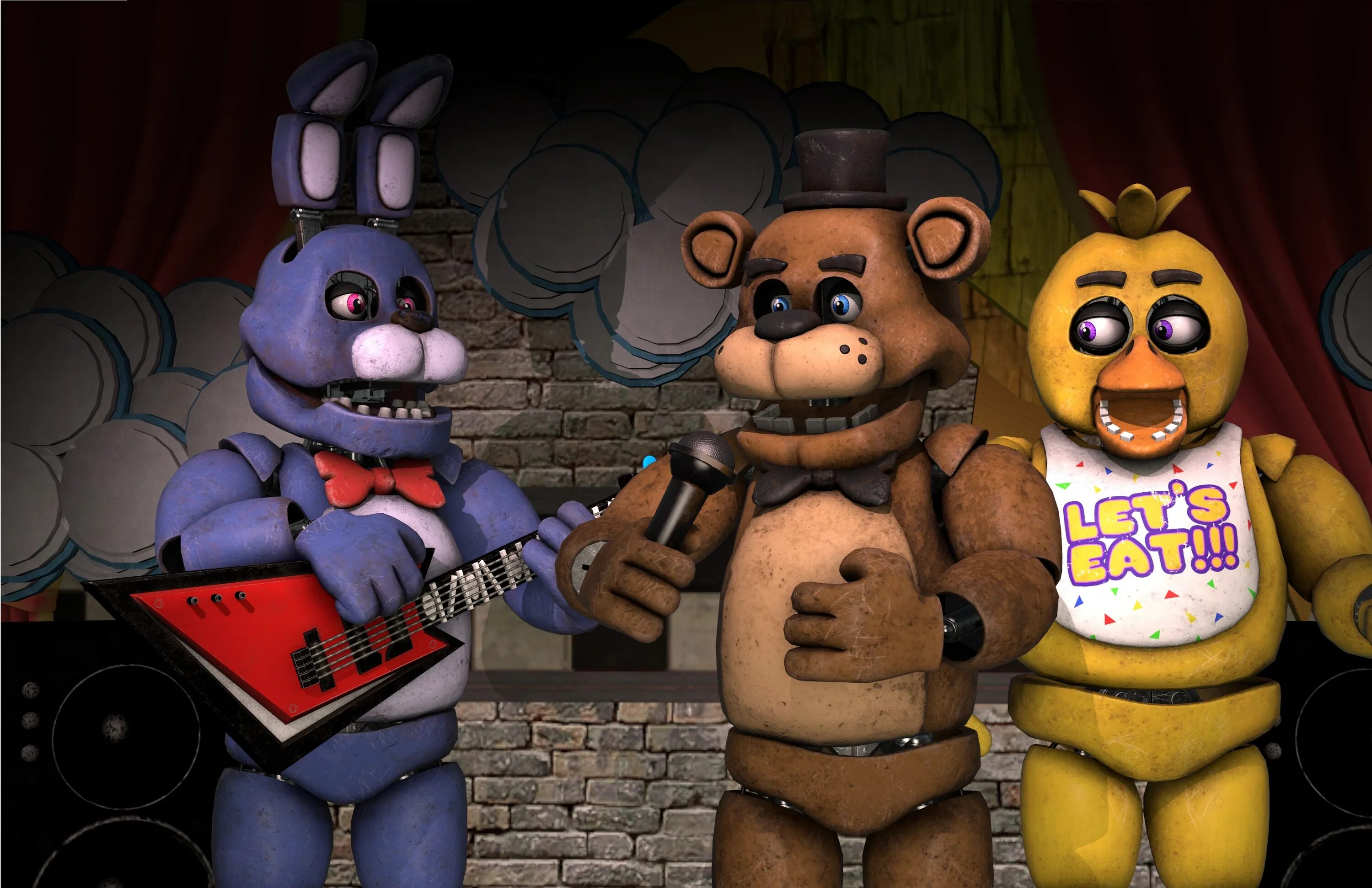 Final nights 4 аниматроники. Fnaf 13. Домишоу. Sfm fnaf марионетка. Фредди фнаф 1.