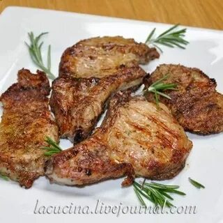 Вкусно пожарить антрекот из свинины