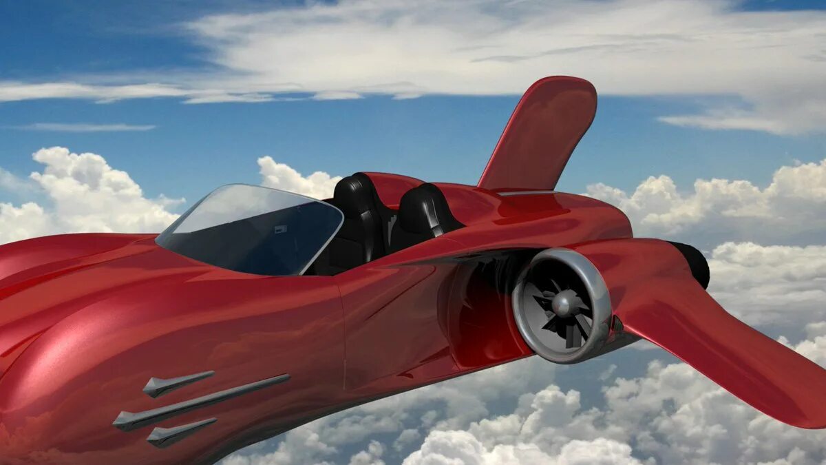 M400 Skycar. Летающая машина. Летающий автомобиль будущего. Тачки самолеты.