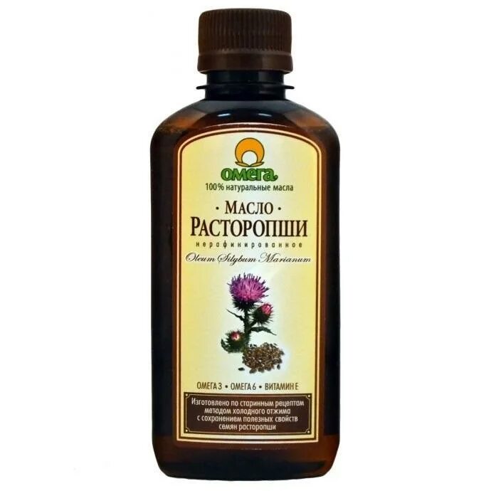 Масло расторопши нерафинированное 350гр