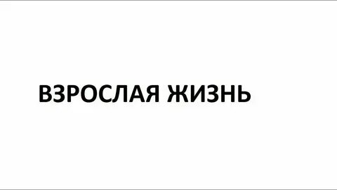 Встречай взрослая жизнь