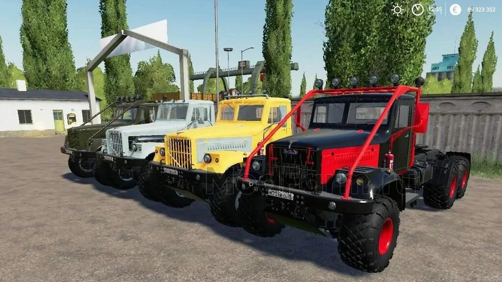 Мод краз 255. Fs19 kraz. fs19_kraz_255. краз 255 для фс 19. fs19 краз.