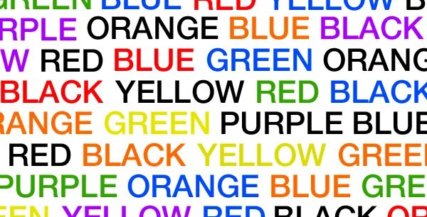 Say the colour not the word