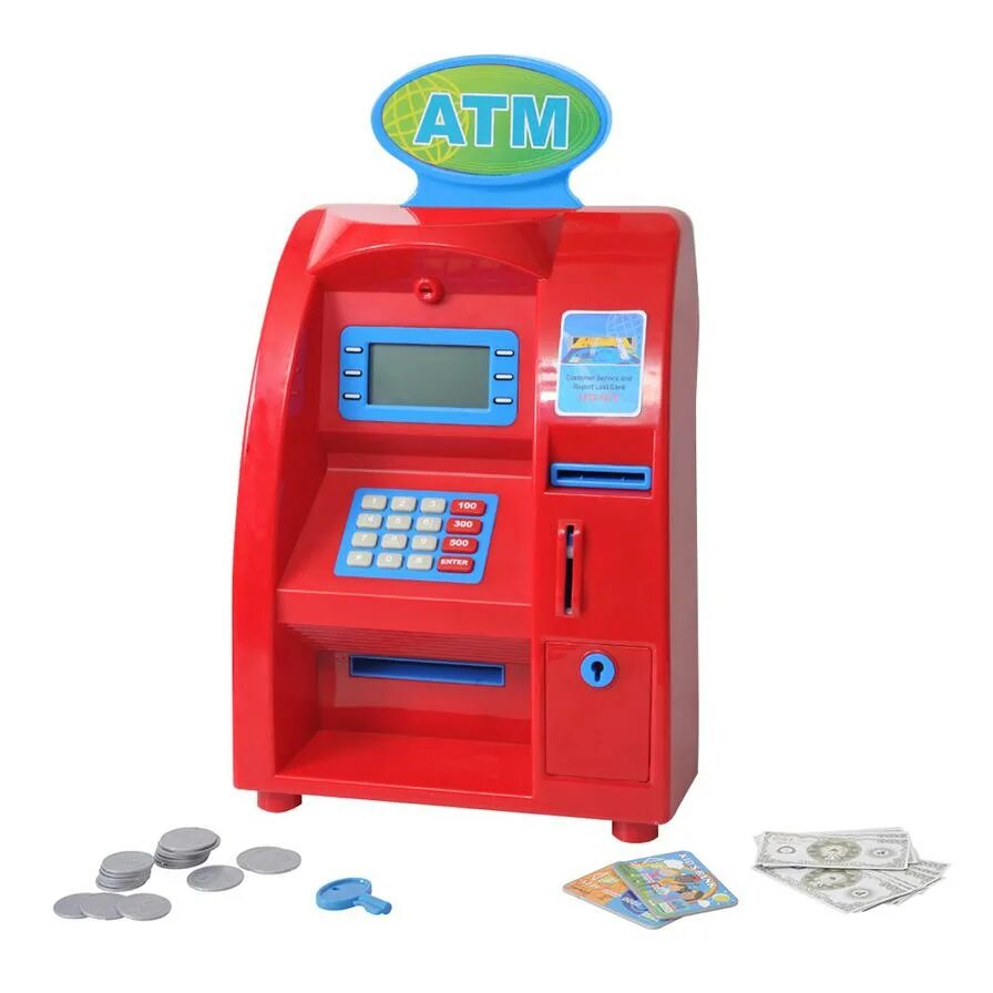 First atm. Банкомат my first ATM PLAYGO. Игрушка детский Банкомат ATM. Игрушка Банкомат PLAYGO. SBX ATM-01.