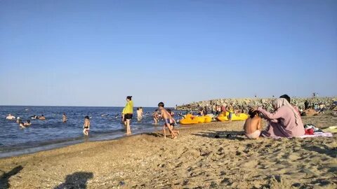 Пляж лагуна каспийск
