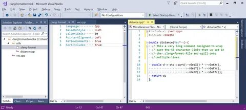 Visual studio include