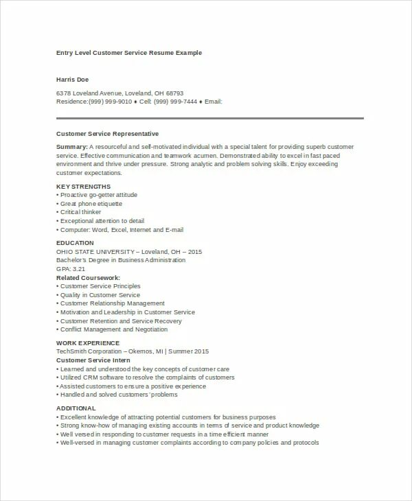 Customer service support Resume. Customer service Resume titles examples. Resume Samples for customer supporter. Entry level