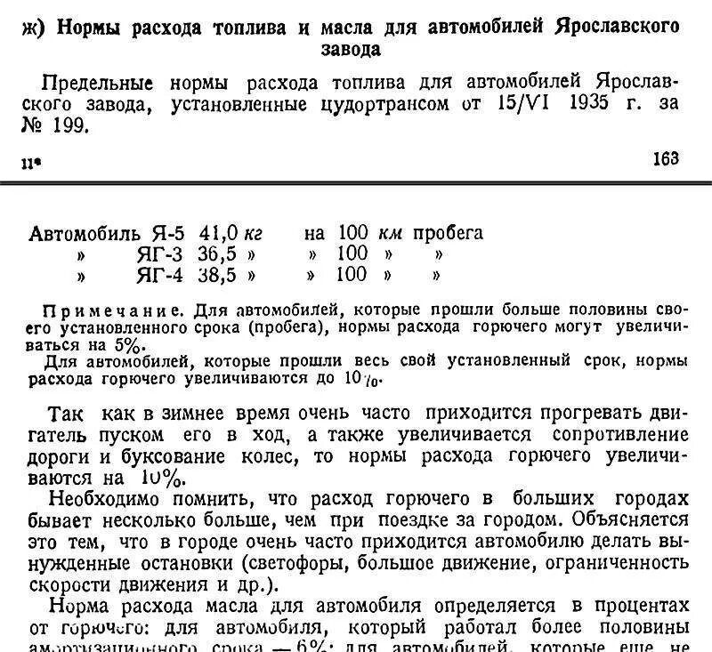 Нормативы топлива