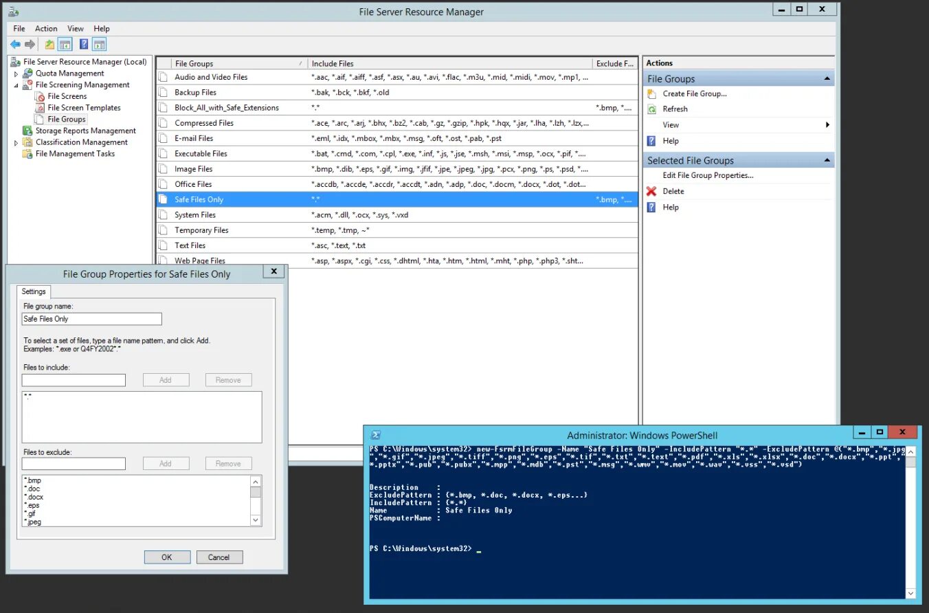 Windows server файловый сервер. Менеджер ресурсов файлового сервера. диспетчер ресурсов файлового сервера fsrm. создать accde что это. powershell инвентаризация достуов файловый сервер acl.