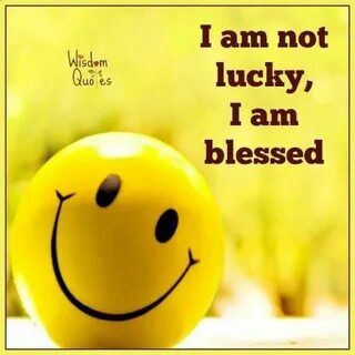 I am happy i am lucky